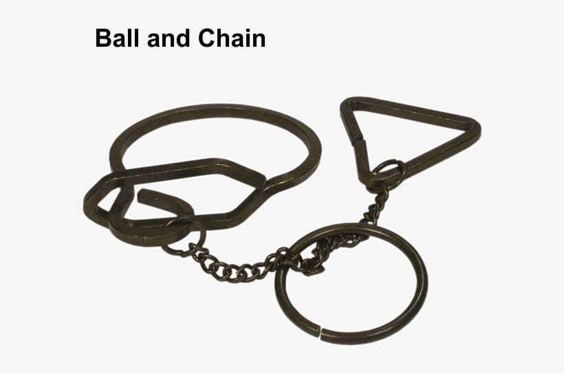 Ball And Chain Metal Disentanglement Puzzle - Leash, transparent png