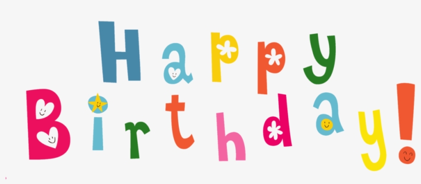 Happy Birthday Letters - Graphic Design, transparent png