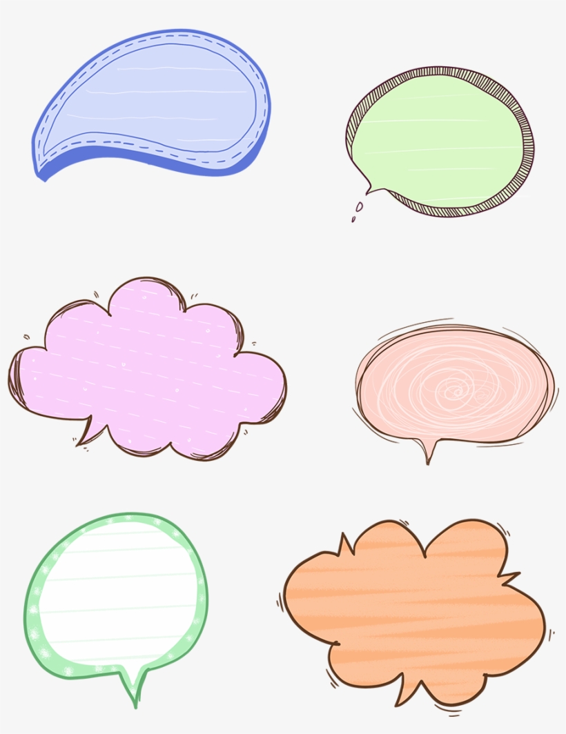 Original Couleur Mignon Dessin Animé Png Et Psd - Illustration, transparent png