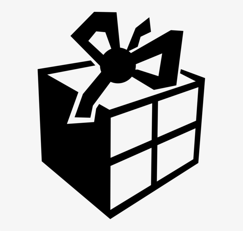 Vector Illustration Of Gift Wrapped Birthday, Anniversary,, transparent png