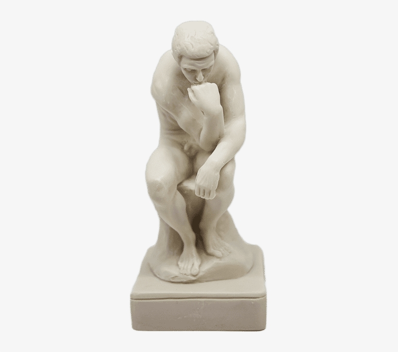 Pensatore Di Rodin, The Thinker By Rodin - Figurine, transparent png