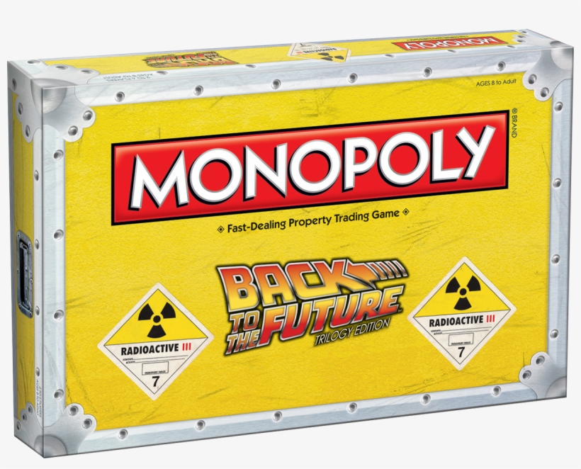 Monopoly® - - Monopoly Back To The Future Trilogy Edition Board Game, transparent png