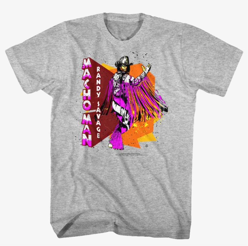 Fringe Jacket Macho Man Randy Savage T Shirt - Camiseta Breakfast Club, transparent png