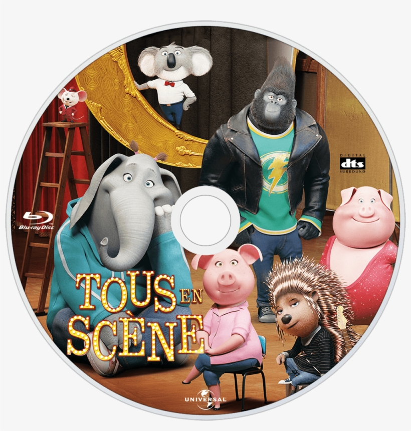 Sing Bluray Disc Image - Universal Studios Pig, transparent png