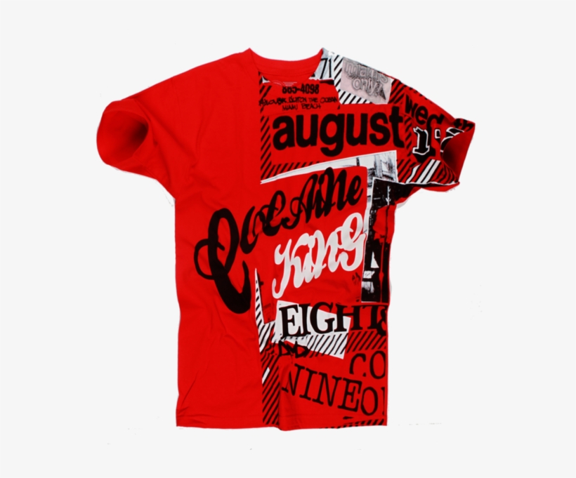 Cocaine Kings Red T Shirt To Match Varsity Red Jordan - Active Shirt, transparent png