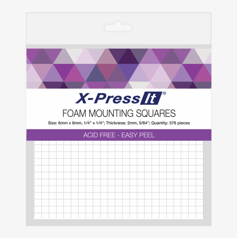 X-press It Foam Mounting Squares - X-press It, transparent png