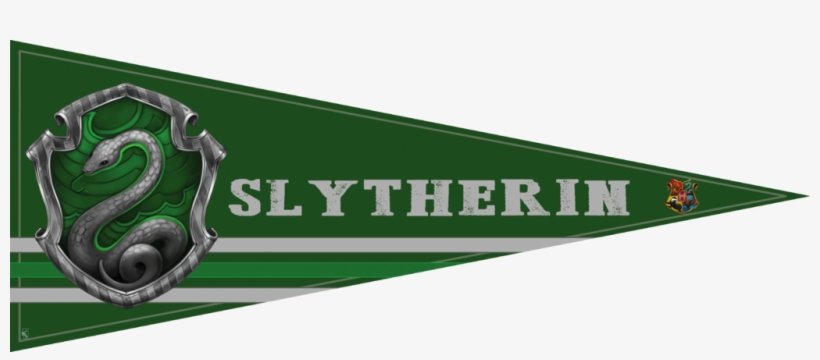 Https - //i - Postimg - Cc/rh8r5w7t/slytherin Pennant - Slytherin House, transparent png
