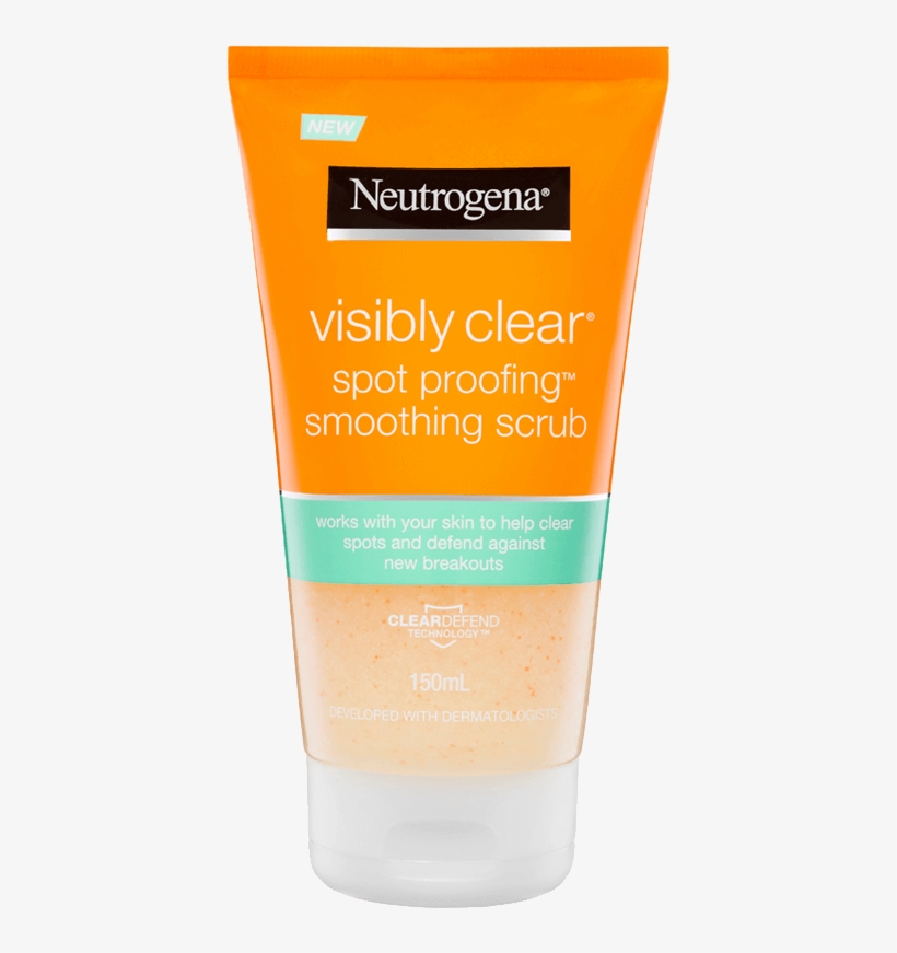 Visibly Clear Spot Proofing Scrub New - Neutrogena Visibly Clear Spot Proofing 2 In 1 Wash, transparent png