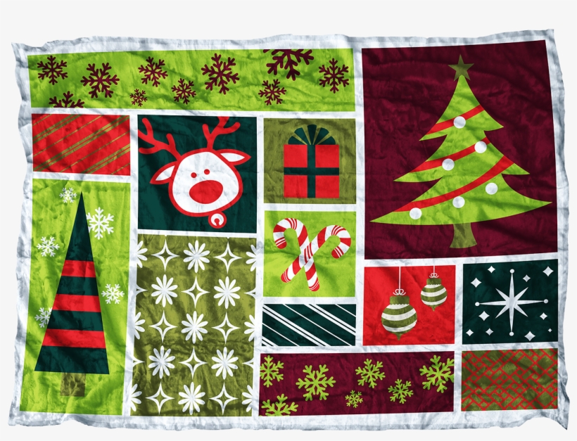 Christmas Squares - Patchwork, transparent png