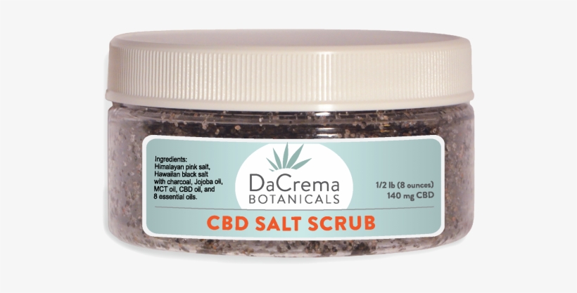 Dacrema Botanicals Cbd Salt Scrub - Cosmetics, transparent png