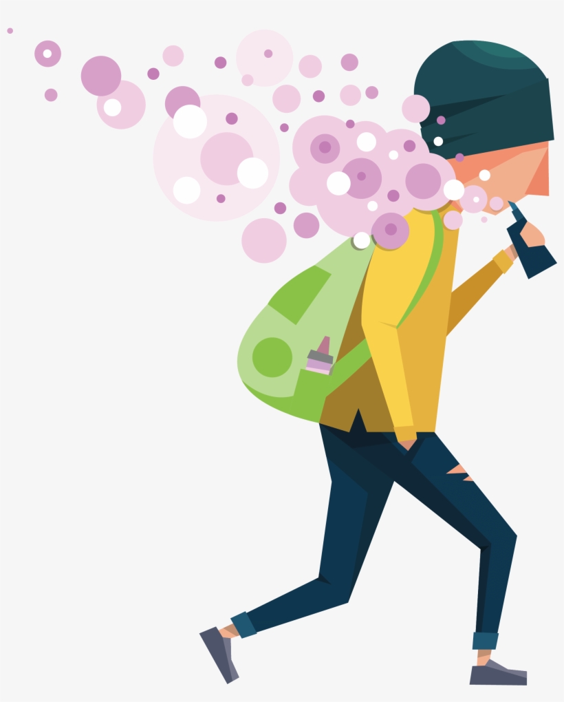 E-cigarette Use Is Skyrocketing Among Teens - Illustration, transparent png