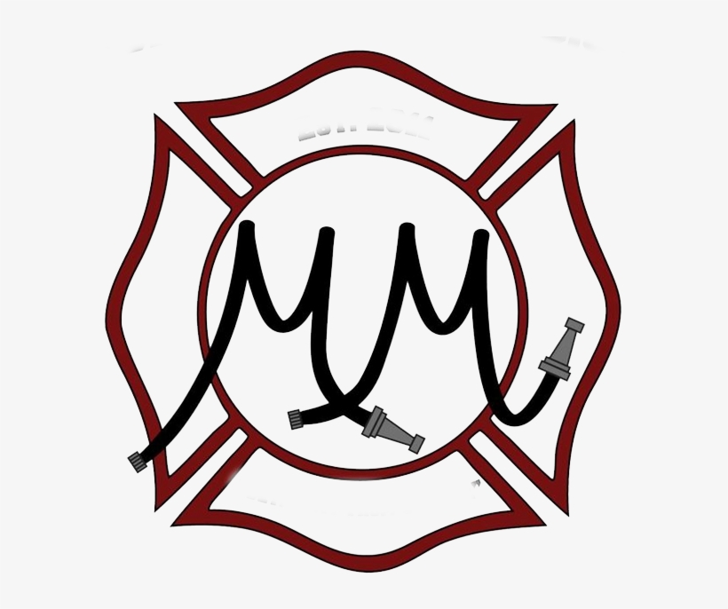 Michael's Memories - " - Red Maltese Cross Fire Dept, transparent png
