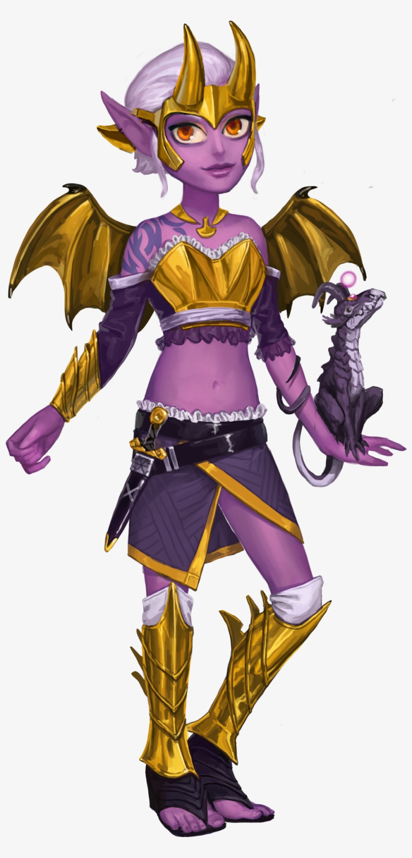 Dark Elf - Cartoon, transparent png