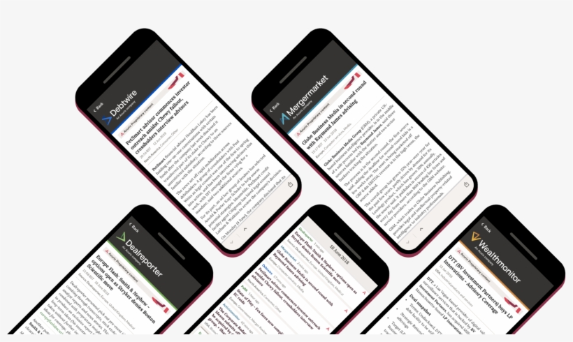 Examples Of The Acuris Mobile Application - Iphone, transparent png