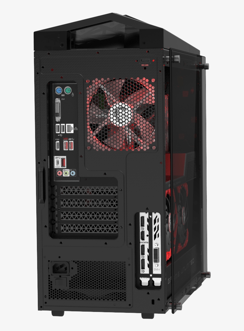 100% - Computer Case, transparent png