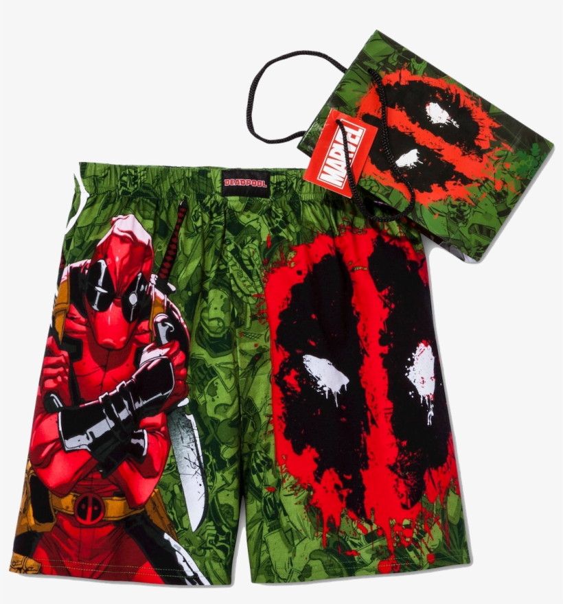 •n008396• Marvel Deadpool Boxers With Gift Bag - Spider-man, transparent png