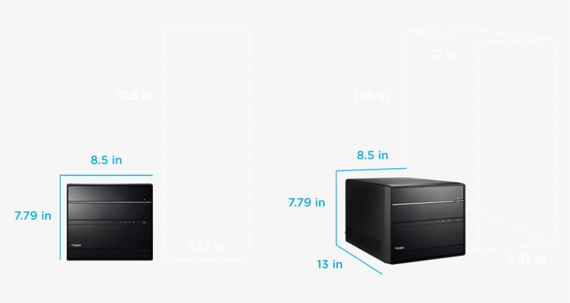 Compared To The Average Pc Tower, The Sh170r6 Packs - Chest Of Drawers, transparent png