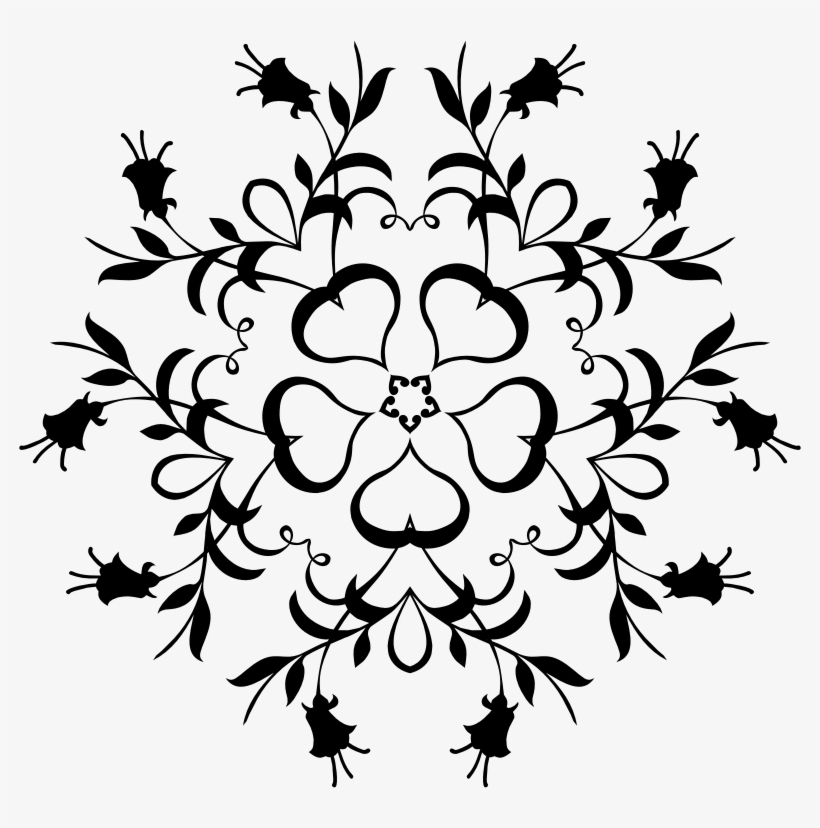 This Png File Is About Abstract , Silhouette , Line - Flower, transparent png