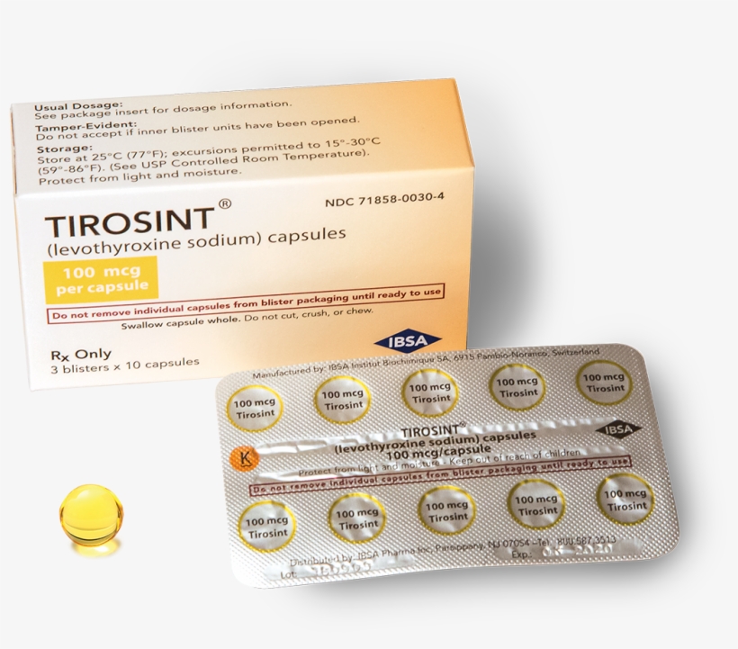Tirosint Thyroid Information - Pill, transparent png