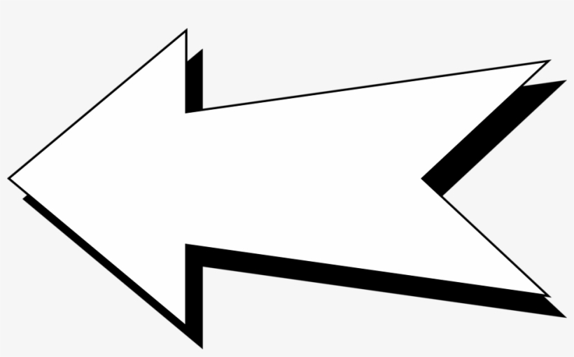 Arrow White - Illustration, transparent png