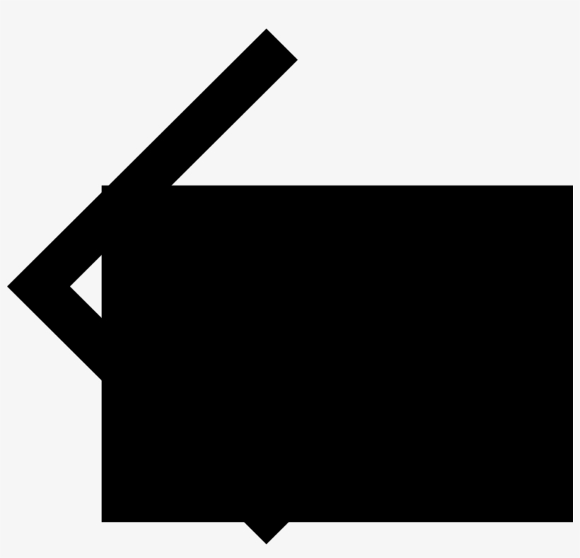 Left Arrow Comments - Sign, transparent png