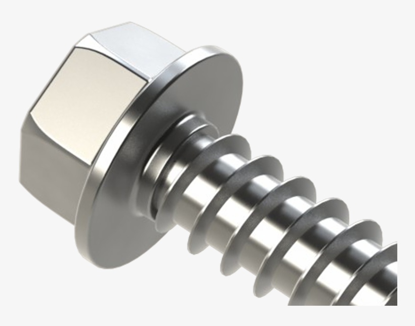 Ind Hex Flange Head Bi Metal Self Drilling Screw - Barbell, transparent png