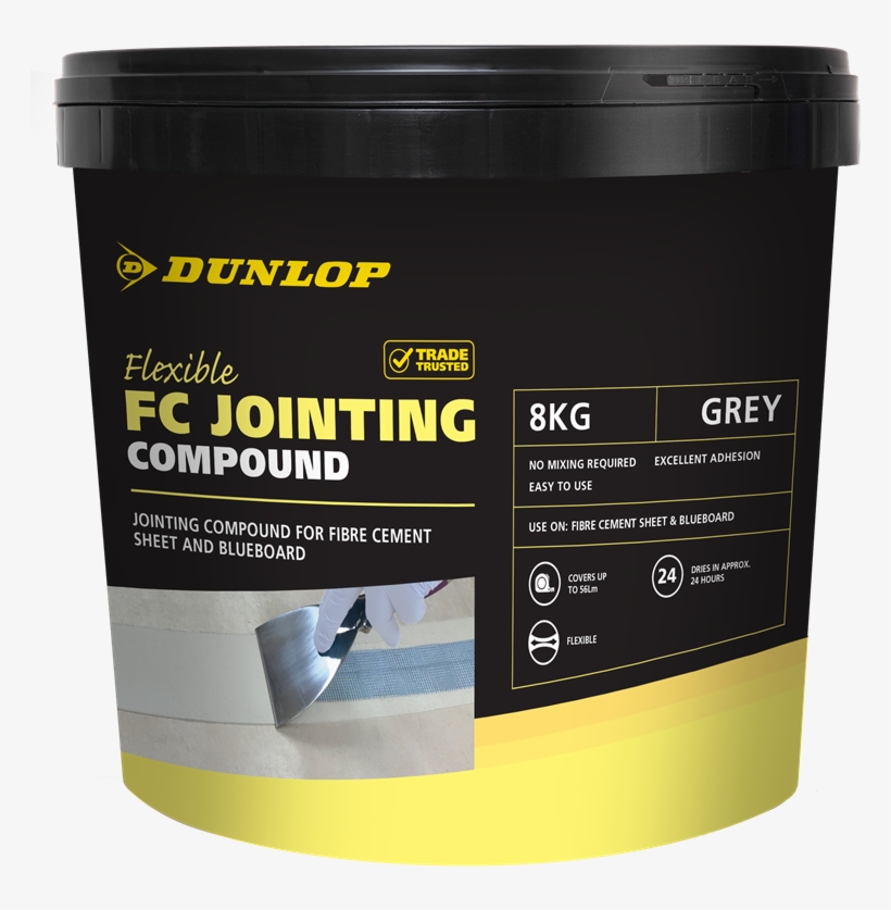 Dunlop 8kg Fibre Cement Jointing Compound - Goodyear Dunlop, transparent png