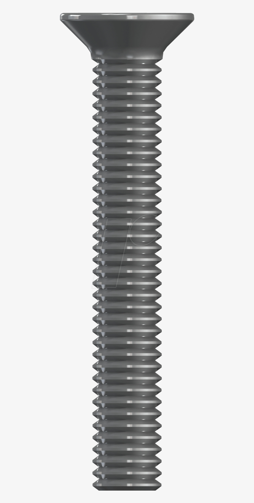 Flat Countersunk-head Screw, A2 Stainless Steel, M6, - Gear, transparent png