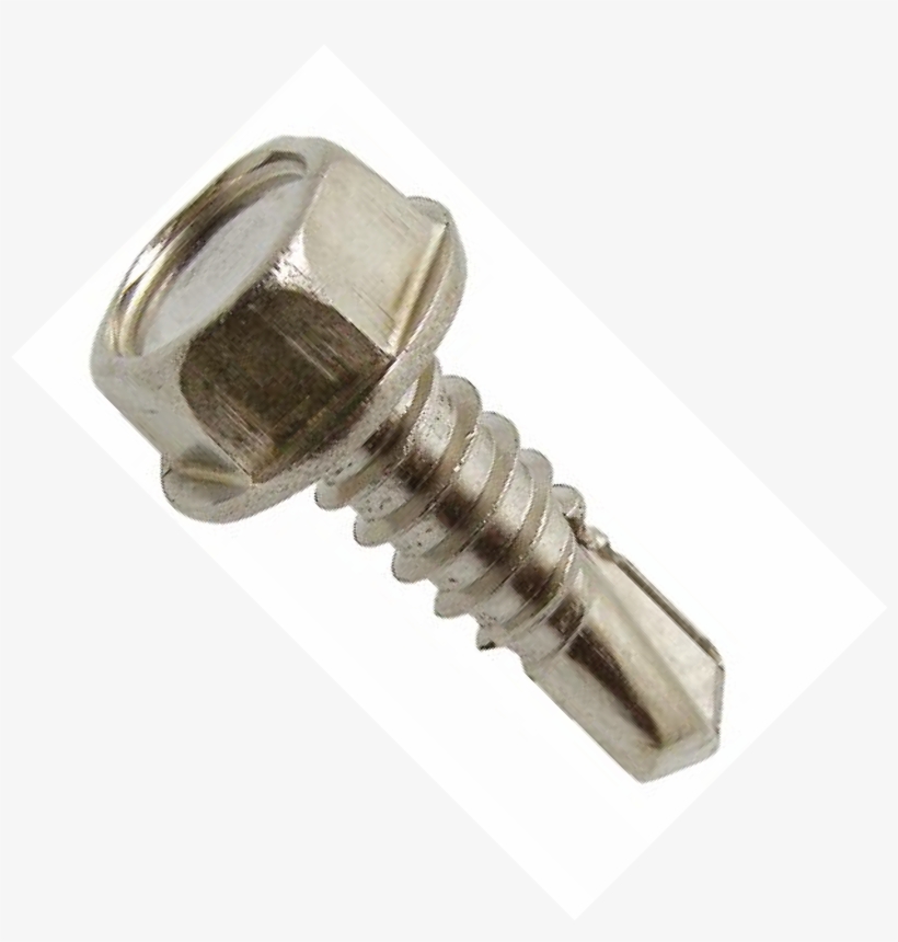 Hexagon Head With Flange Self-drilling Screws - Titanium Self Drilling Screw, transparent png
