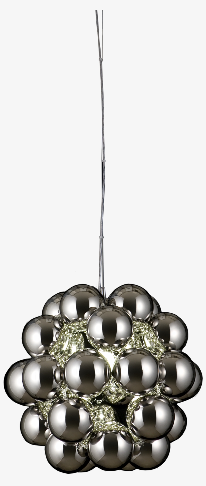 Beads Penta Chrome Cutout - Light Sphere Cluster Pendant, transparent png