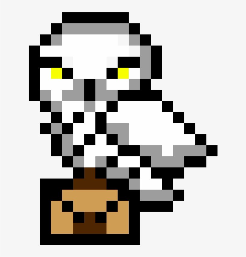 Hedwig - Lila - Harry Potter Pixel Art, transparent png