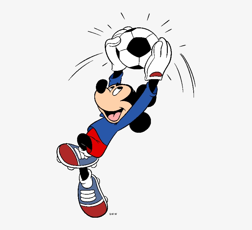 Mickey Mouse Football Png - Mickey Mouse Futbol Png, transparent png