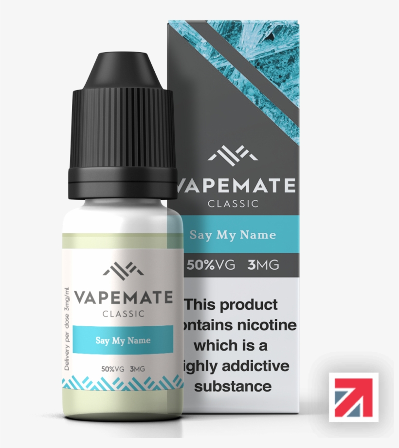 Heisenberg Now Say My Name E Liquid - Pinkman Vapemate, transparent png