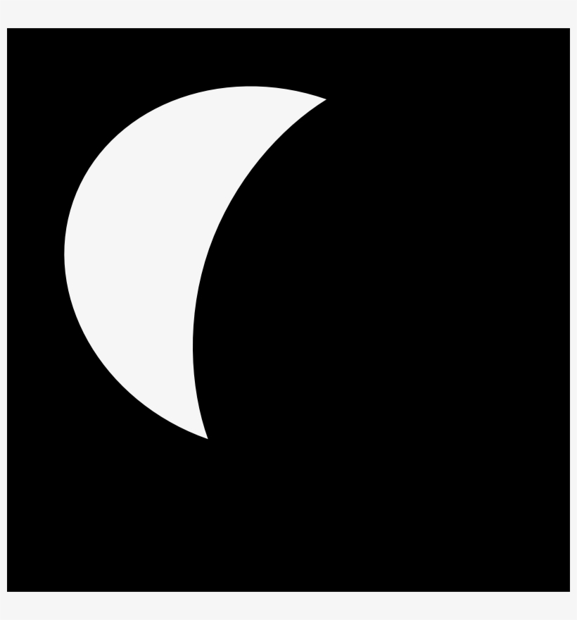 Crescent Moon Cucoloris - Moon, transparent png
