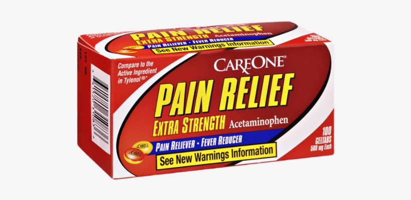 Careone Pain Relief Extra Strength Pain Reliever-fever - Paper Product, transparent png