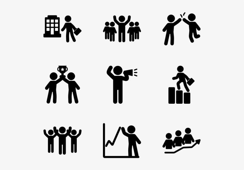 Person Celebrating Icon Packs Svg Png - People Celebrating Icon, transparent png