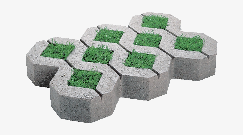 Single Unit - Concrete Grid Pavers, transparent png