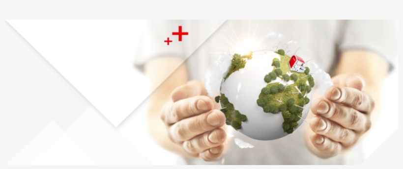 Redwave - Recycling - Solutions - Together - Hand Holding A Magic Ball, transparent png