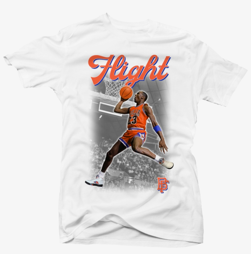 Flight White Tee - International Jordan 12 Shirts, transparent png