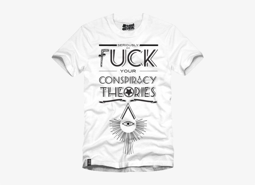 Image Of Conspiracy Theories White Tee - Creemore Springs T Shirt, transparent png