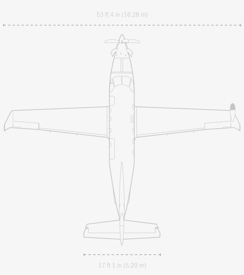 Pilatus Pc-12 - Model Aircraft, transparent png