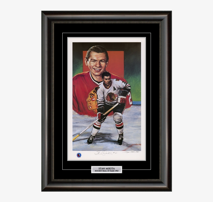 Stan Mikita Signed Chicago Blackhawks Limited Edition - Picture Frame, transparent png