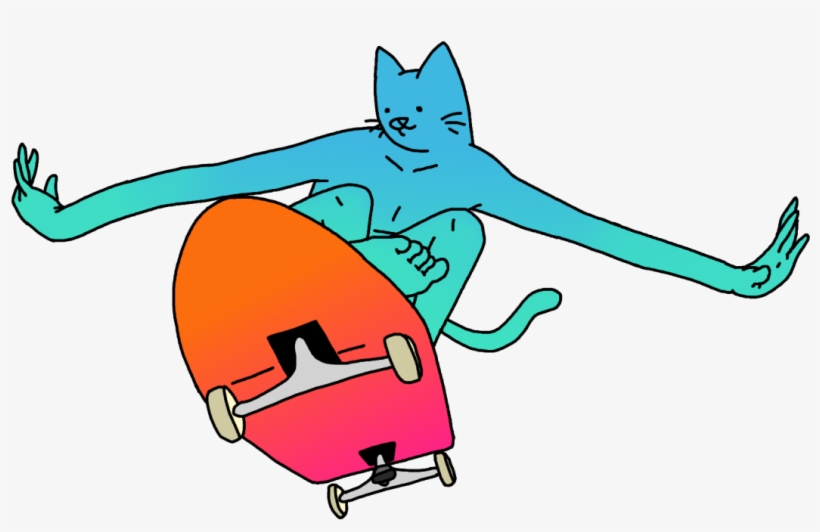 Vector Library Library Doodle Skateboard Leo Transprent - Leon Karssen Skateboard, transparent png