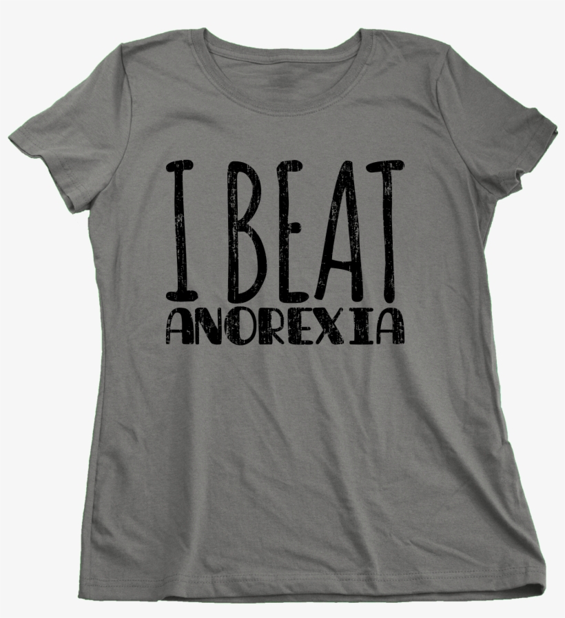 I Beat Anorexia Fat Guy Shirt - Active Shirt - 1500x1567 PNG Download