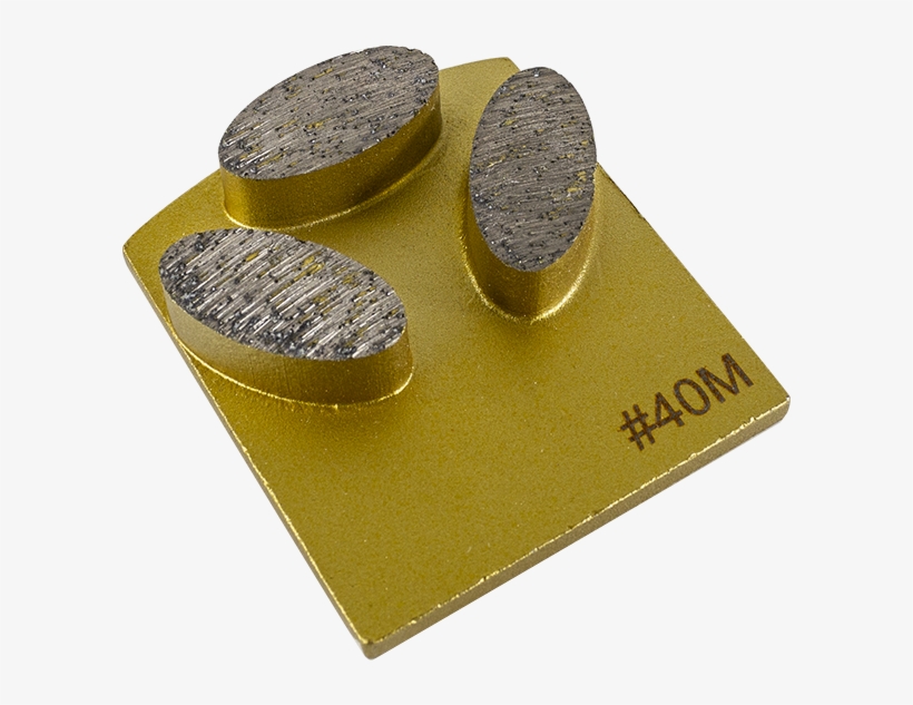 Switch Grinding Plate 3 Oval Segments 40 Grit Medium - Coin, transparent png