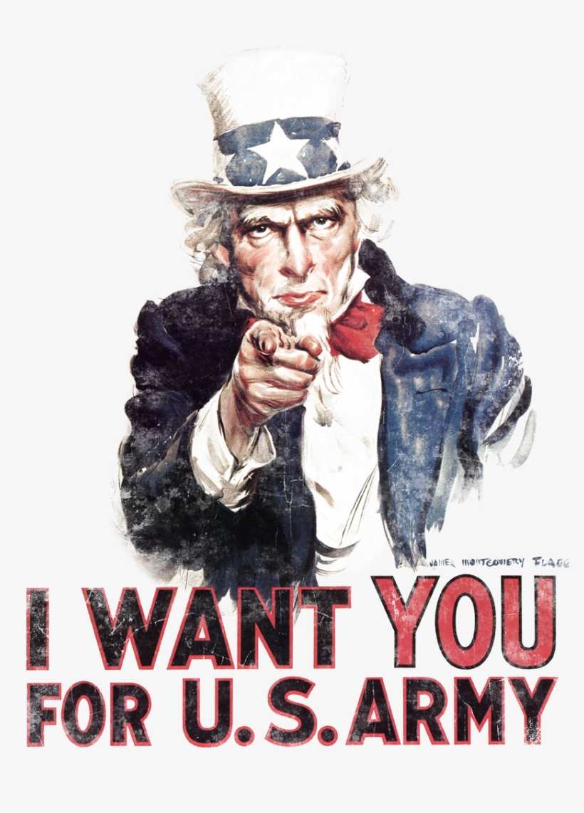 Army I Want You Toddler T-shirt - Want You For Us Army, transparent png