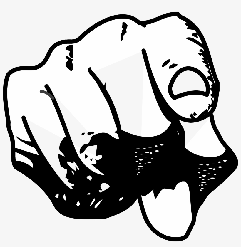 5837 X 5751 9 - Finger Pointing You Transparent, transparent png
