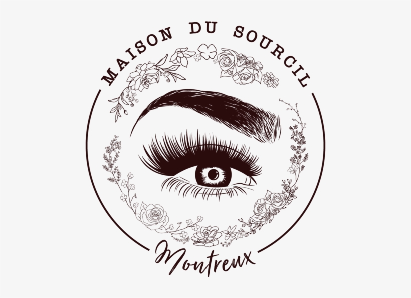 Maison Du Sourcil Logo Salon Openings, Permanent Makeup, - Eyebrow Logo, transparent png