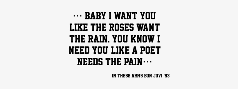 Baby I Want You, Like The Roses Want The Rain - Ink, transparent png