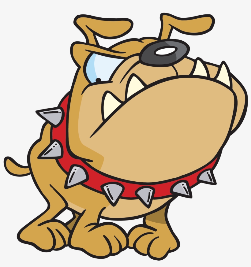 Mean Dog Cartoon - Mean Dog Clipart Transparent, transparent png